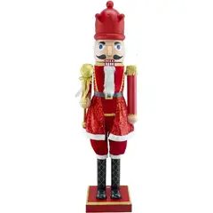 SCANAVINI - Cascanueces Navidad con Música y Movimiento Canta soldado Gigante 160 cm