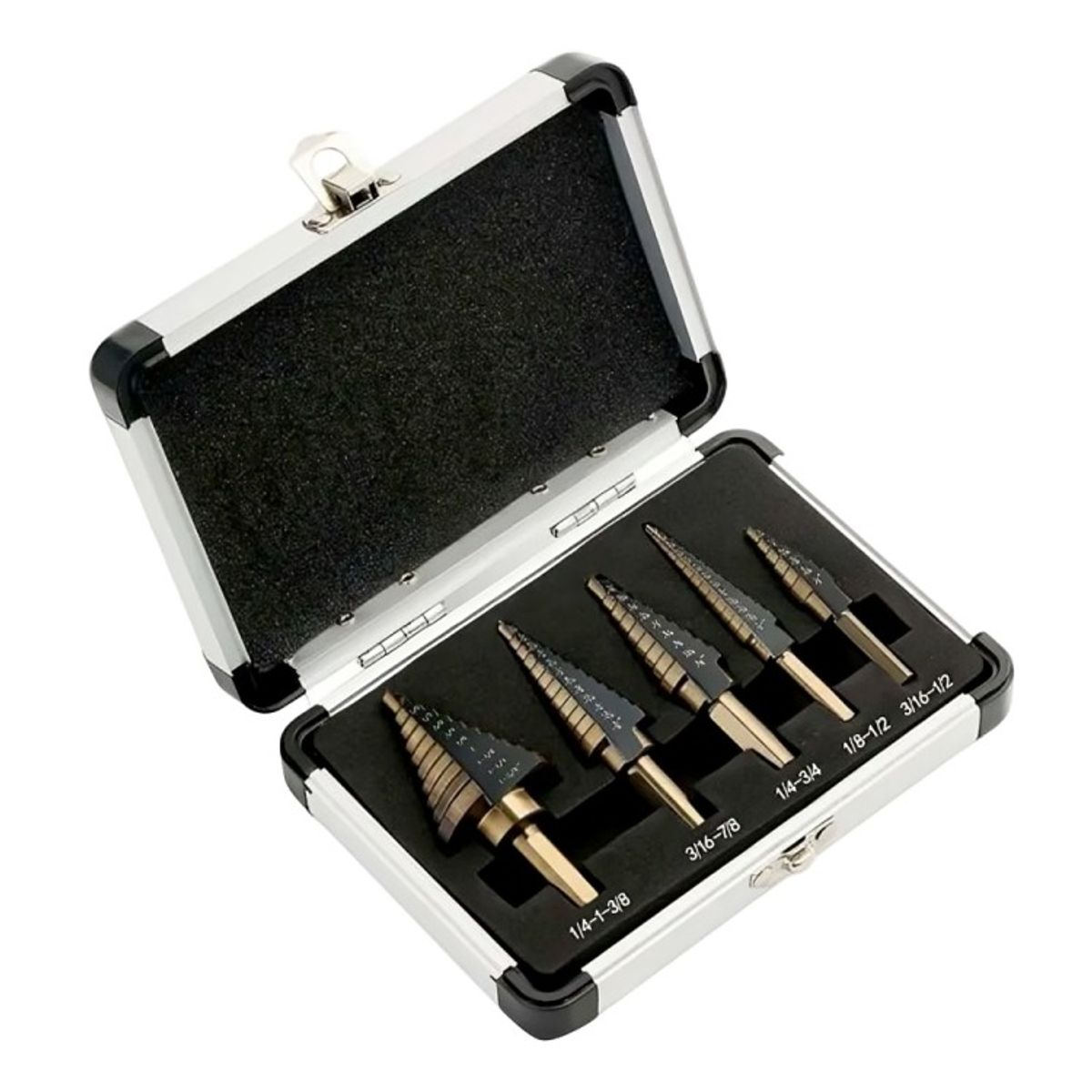 OEM - Brocas Conicas Paso A Paso Cobalto + Maleta