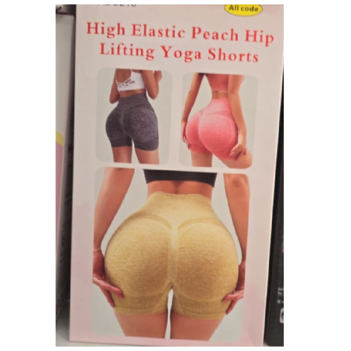 ANGELES DEL HOGAR - Pantalones Cortos para Mujer Yoga Fitness levanta Cola