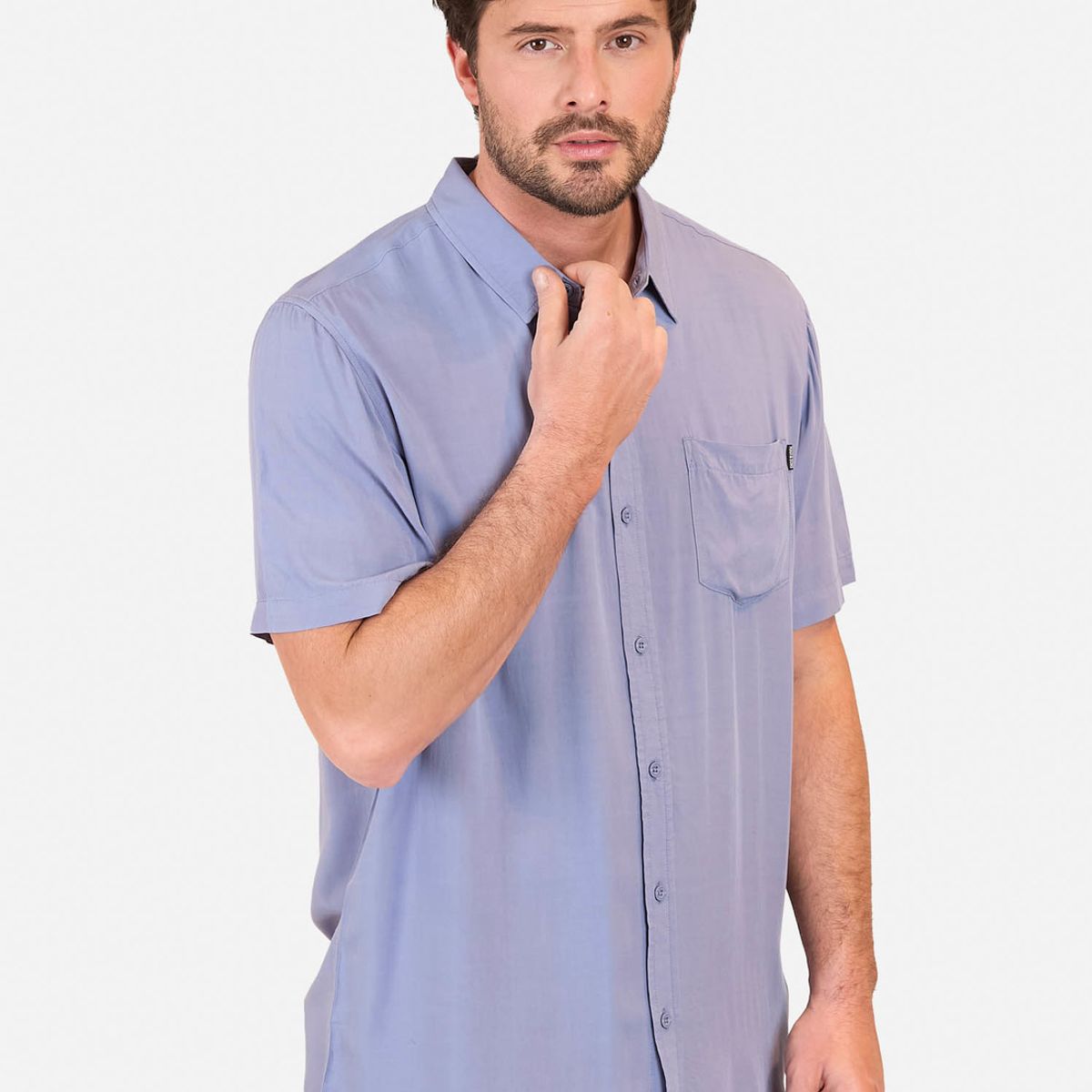 MAUI AND SONS - Camisa MC Pirte Azul Hombre Maui And Sons