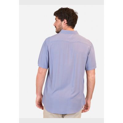 Imagen 2 del producto Camisa MC Pirte Azul Hombre