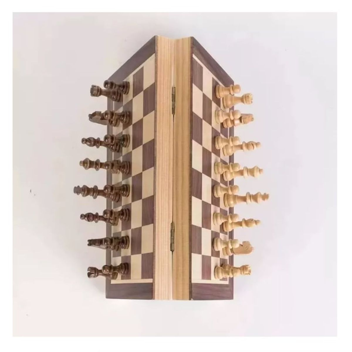 GENERICO - Tablero De Ajedrez Madera 40x40cm Magnético