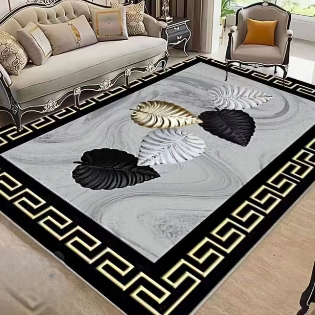 GENERICO - Alfombras Para Living con Diseños Tridimensionales Pro Antideslizante