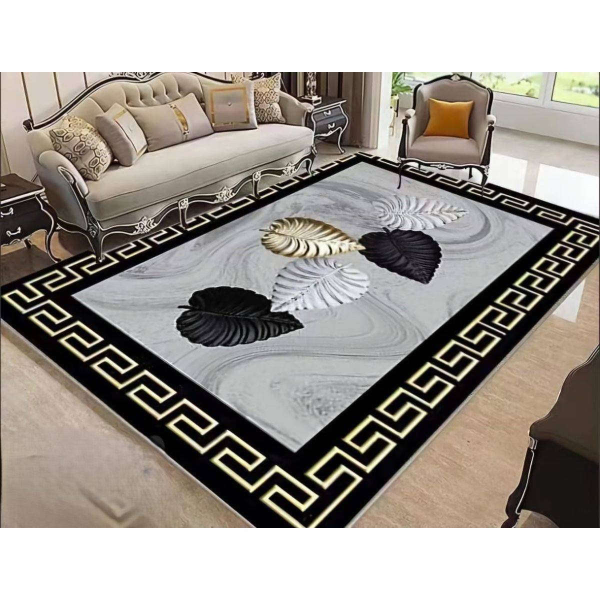 GENERICO - Alfombras Para Living con Diseños Tridimensionales Pro Antideslizante