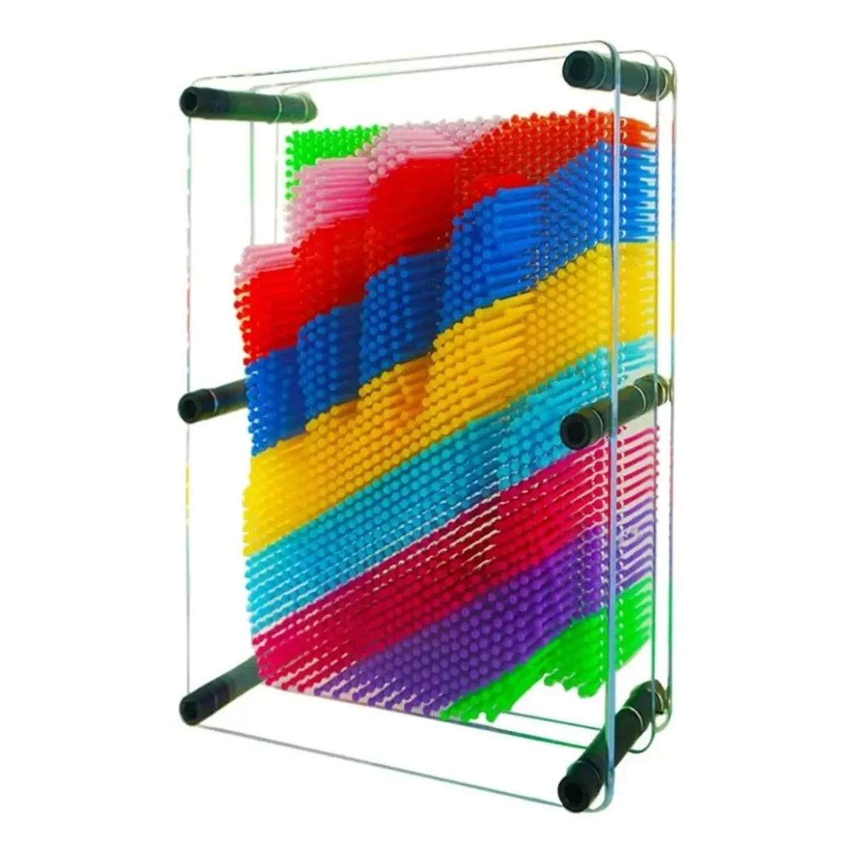 GENERICO - Juego Sensorial Figura 3d Pinart Didáctico Pin Art Grande