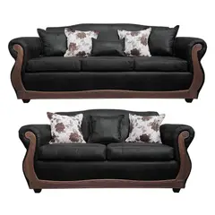 AMERICA DECORA - Living 4-3 Grand Santi Envejecido Negro X
