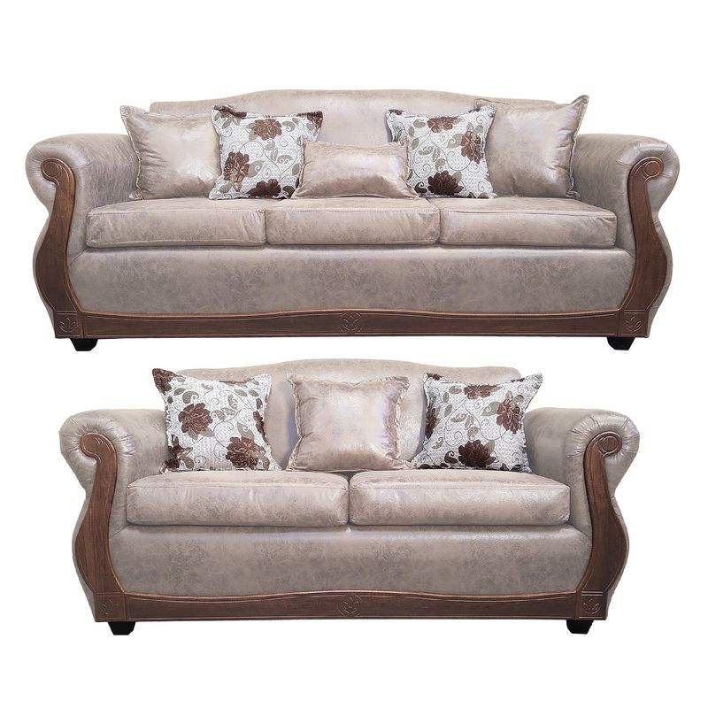 AMERICA DECORA - Living 4-3 Grand Santi Envejecido Beige X