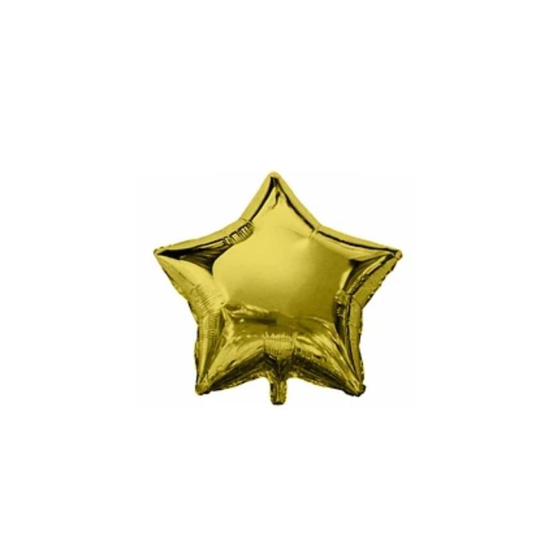 GENERICO - Globo Estrella Dorado 18 pulgadas