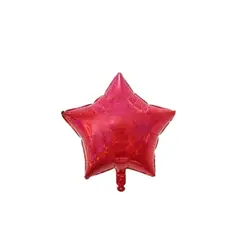 GENERICO - Globo Estrella Rojo Tornasol 45x45cm