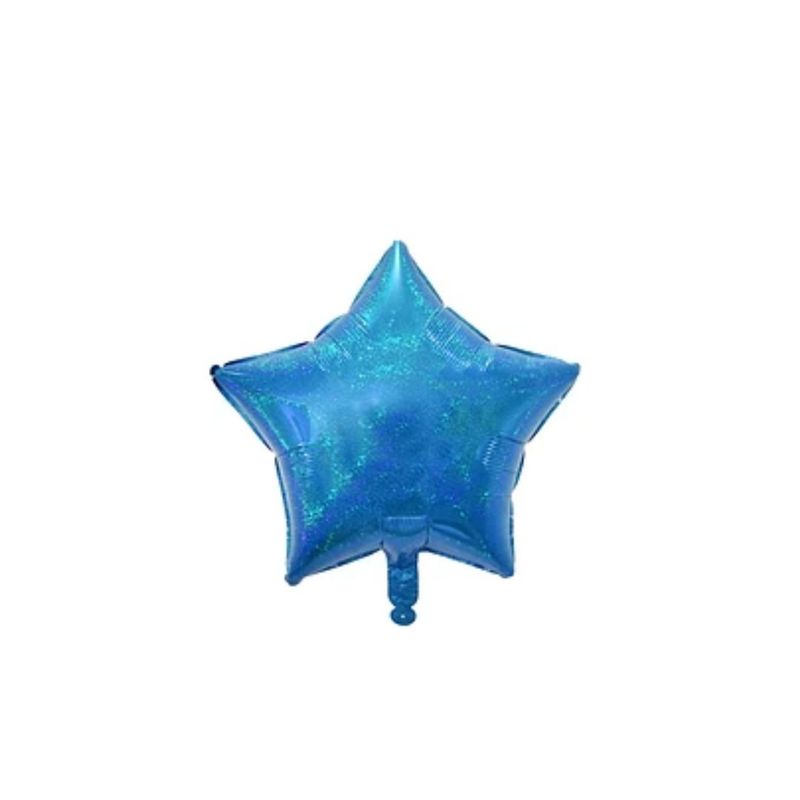 GENERICO - Globo Estrella Celeste Tornasol 45x45cm