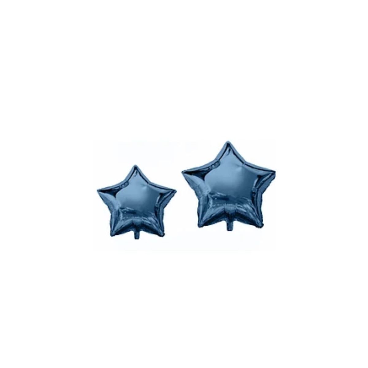 GENERICO - Globo Metalico Estrella Celeste 2pcs 9 Pulgadas