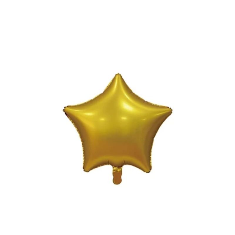 GENERICO - Globo Metalizado Estrella Oro 45cm