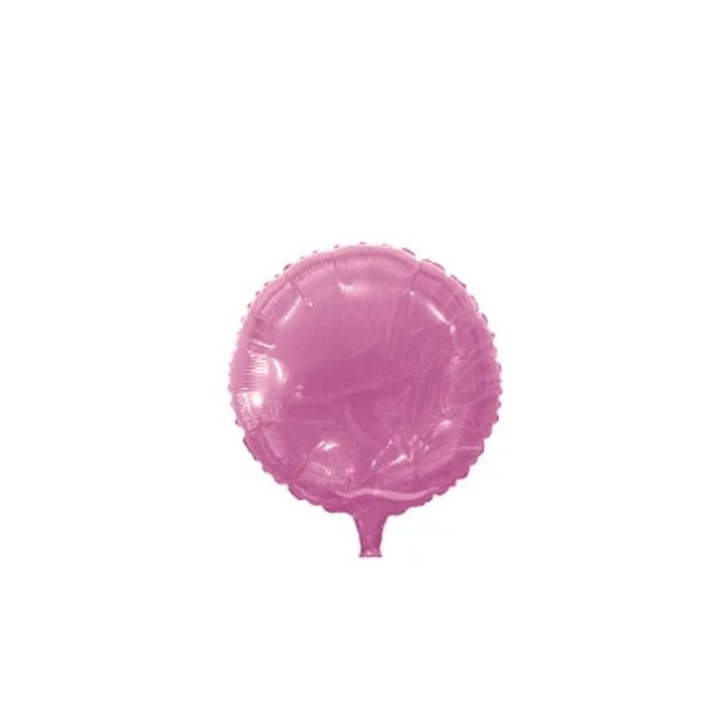 GENERICO - Globo Redondo Rosa 18 Pulgadas