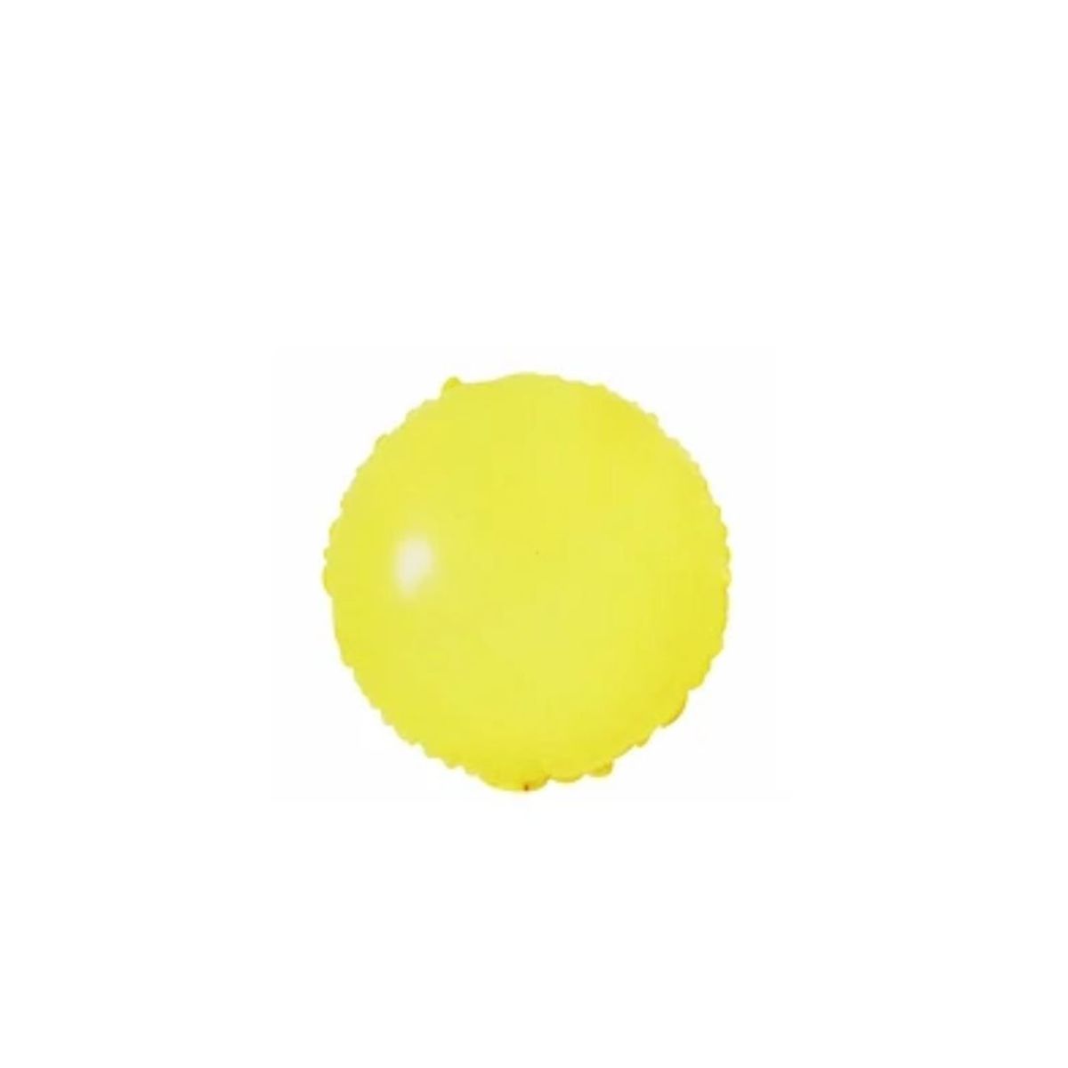 GENERICO - Globo Redondo Amarillo 18 Pulgadas