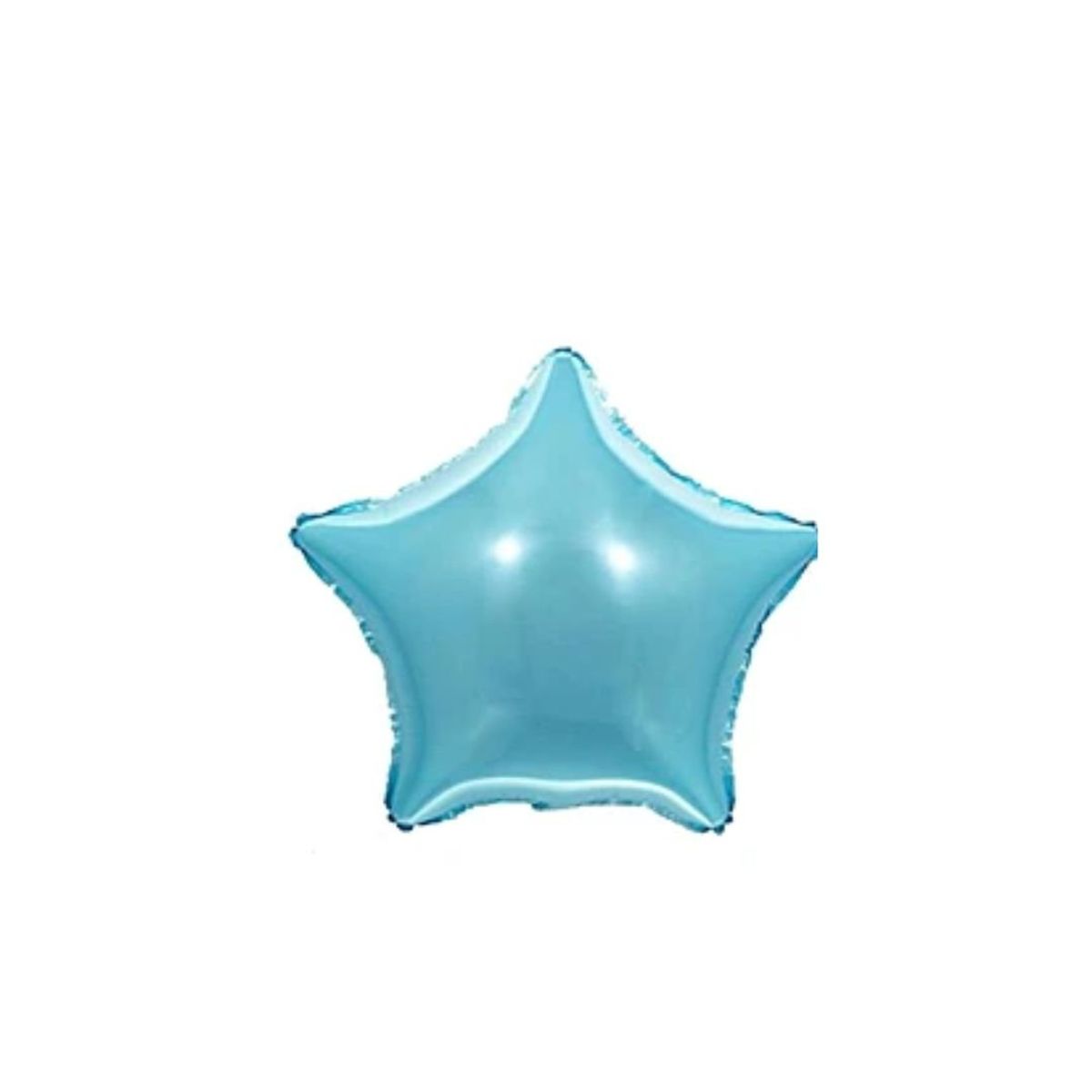 GENERICO - Globo Metálico Estrella Azul Claro 8pcs 12cm