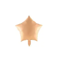 GENERICO - Globo Metálico Estrella Crema 45cm