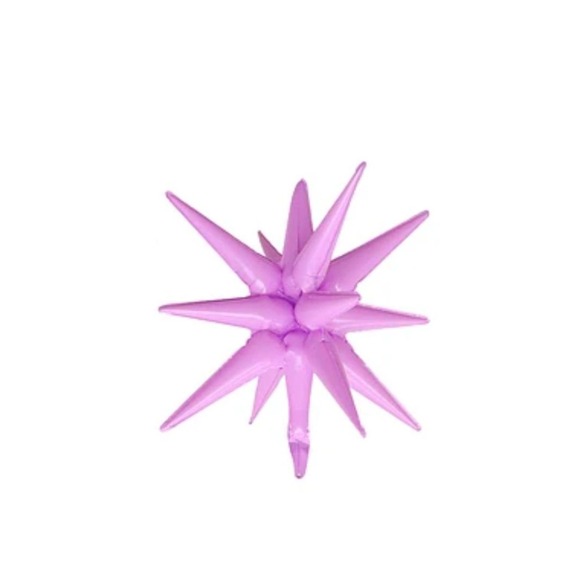 GENERICO - Globo Metalico Estrella Explosion Morado Pastel 44x55cm