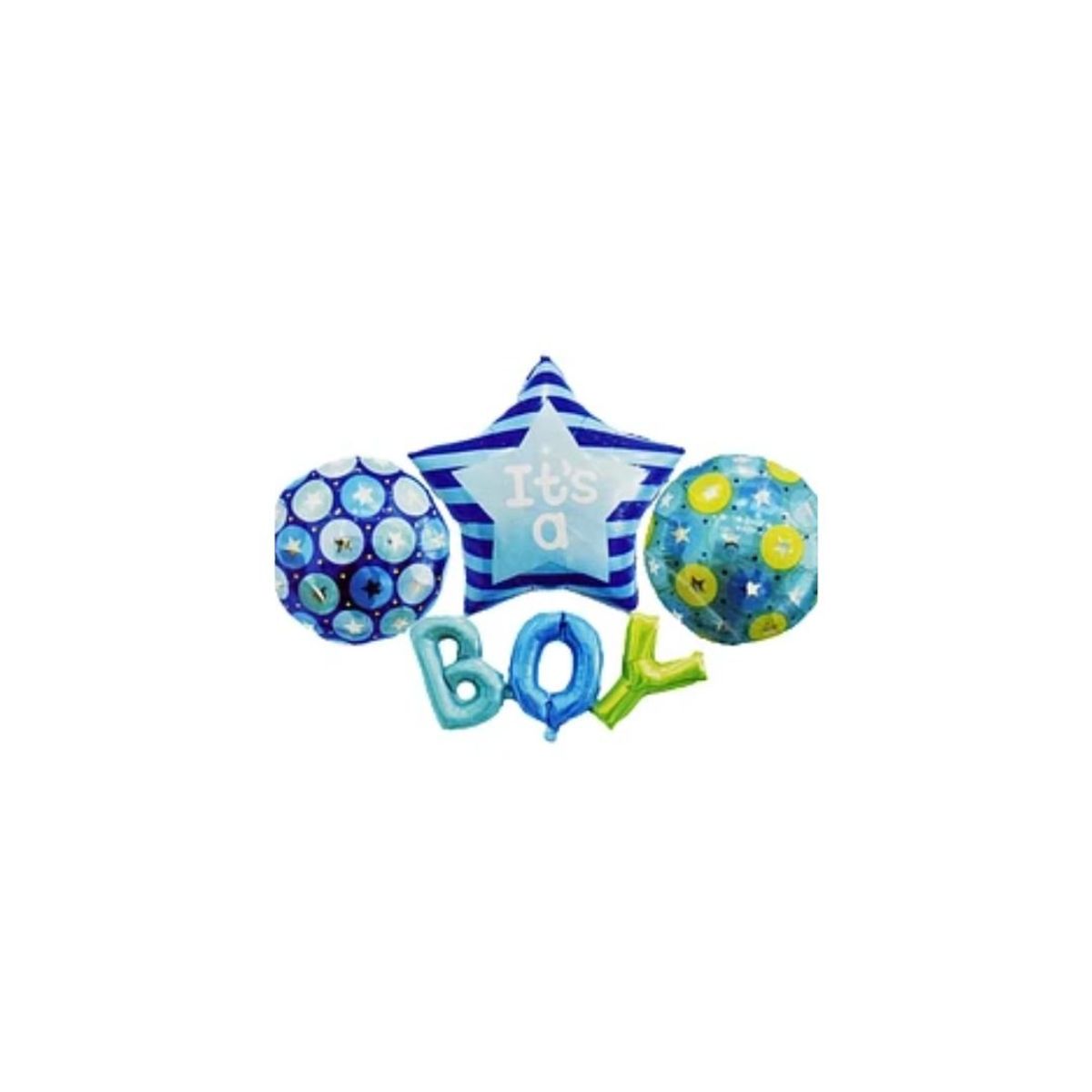 GENERICO - Set De Globos Its A Boy 6 pcs