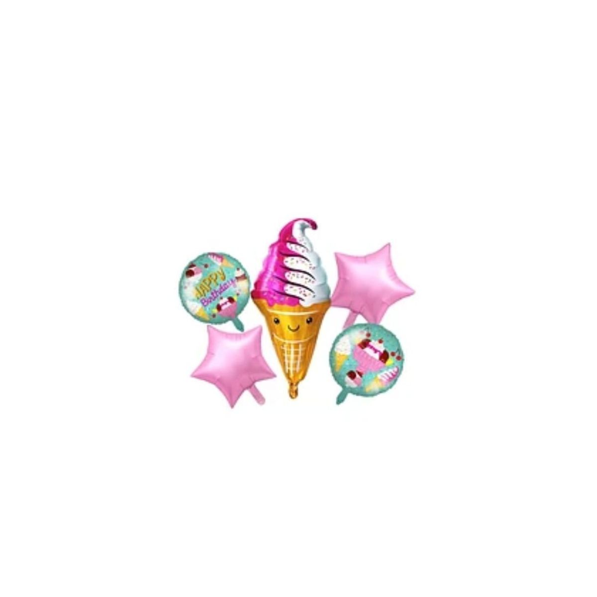 GENERICO - Set De Globos Helado 5pcs