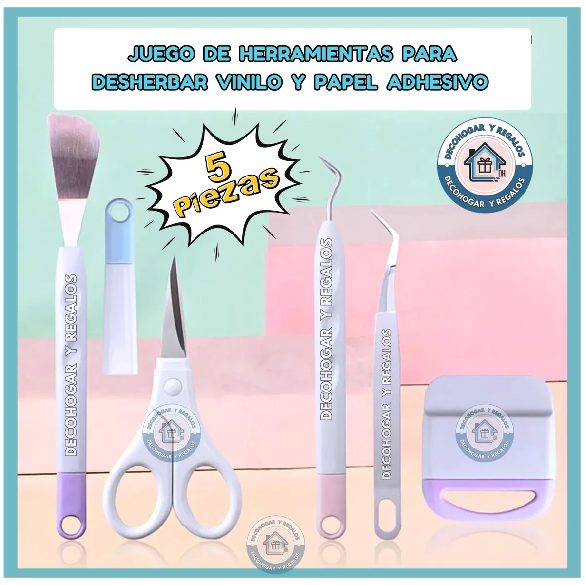 GENERICO - Kit de 5 piezas herramientas básicas para manualidades