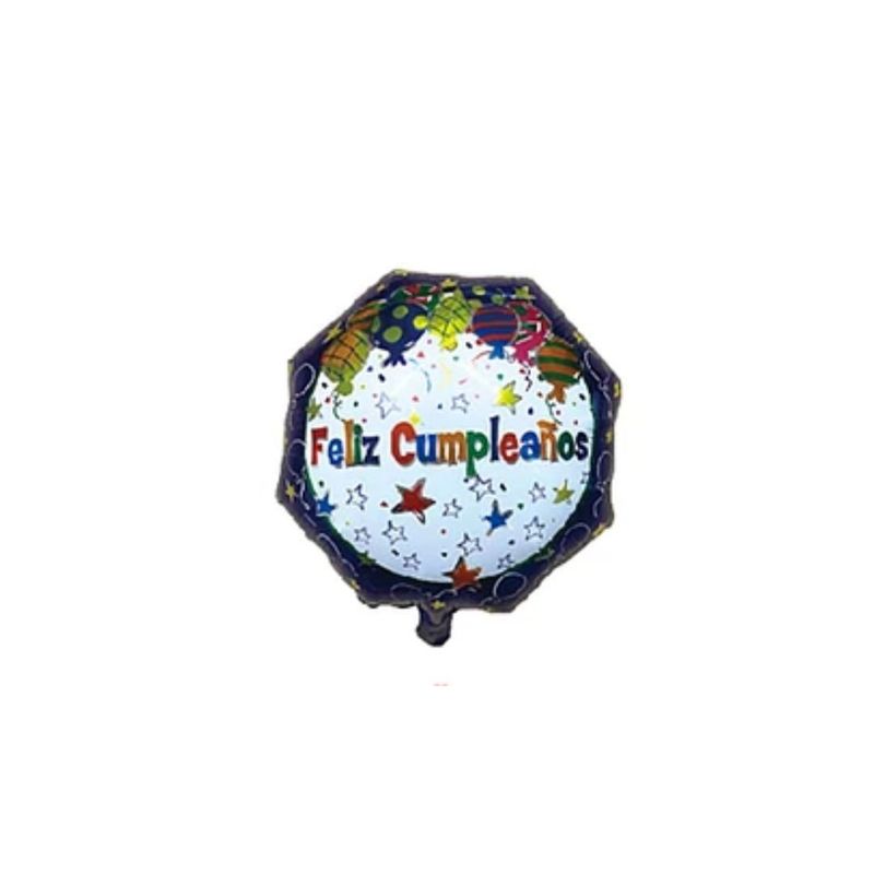 GENERICO - Globo Metálico Feliz Cumpleaños 45cm
