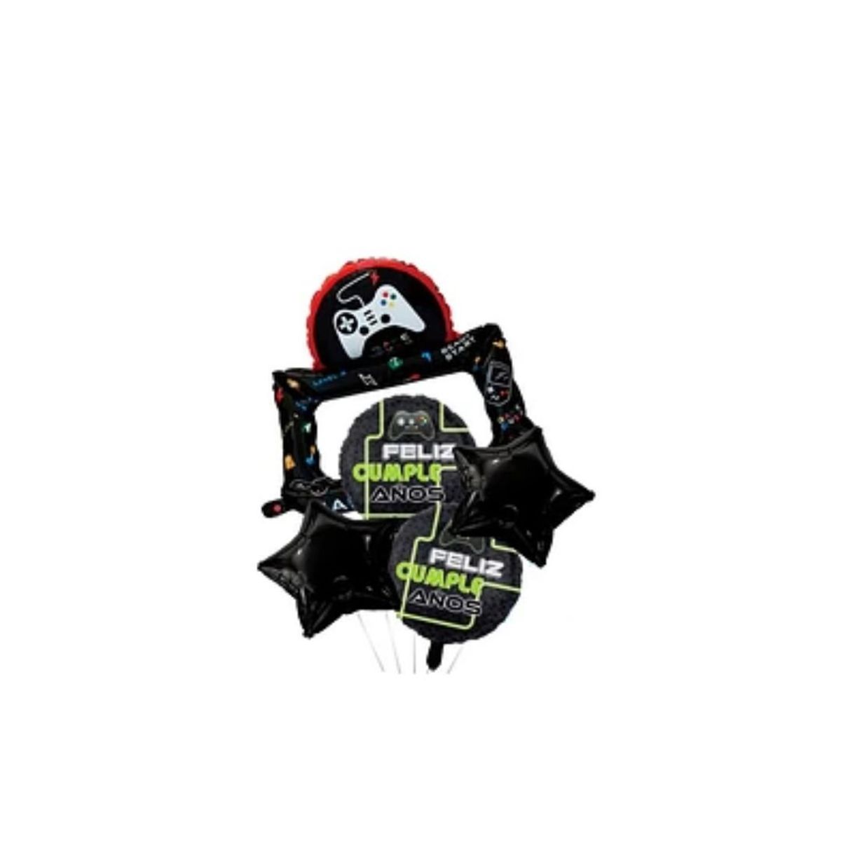GENERICO - Set De Globos Videojuegos 5pcs