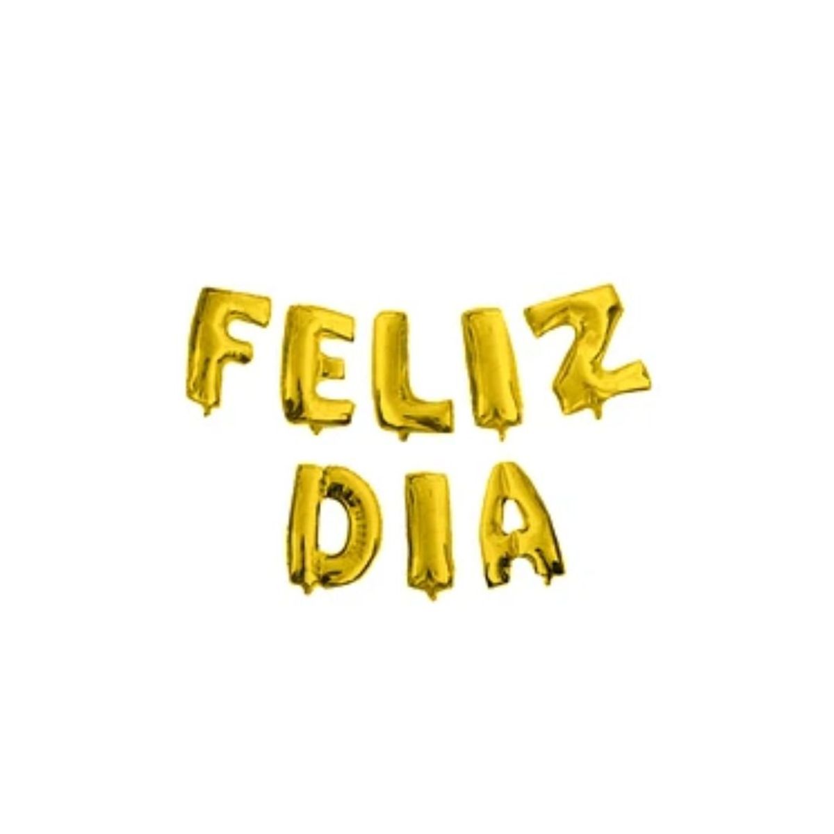 GENERICO - Globo Feliz Dia Dorado 16 Pulgadas