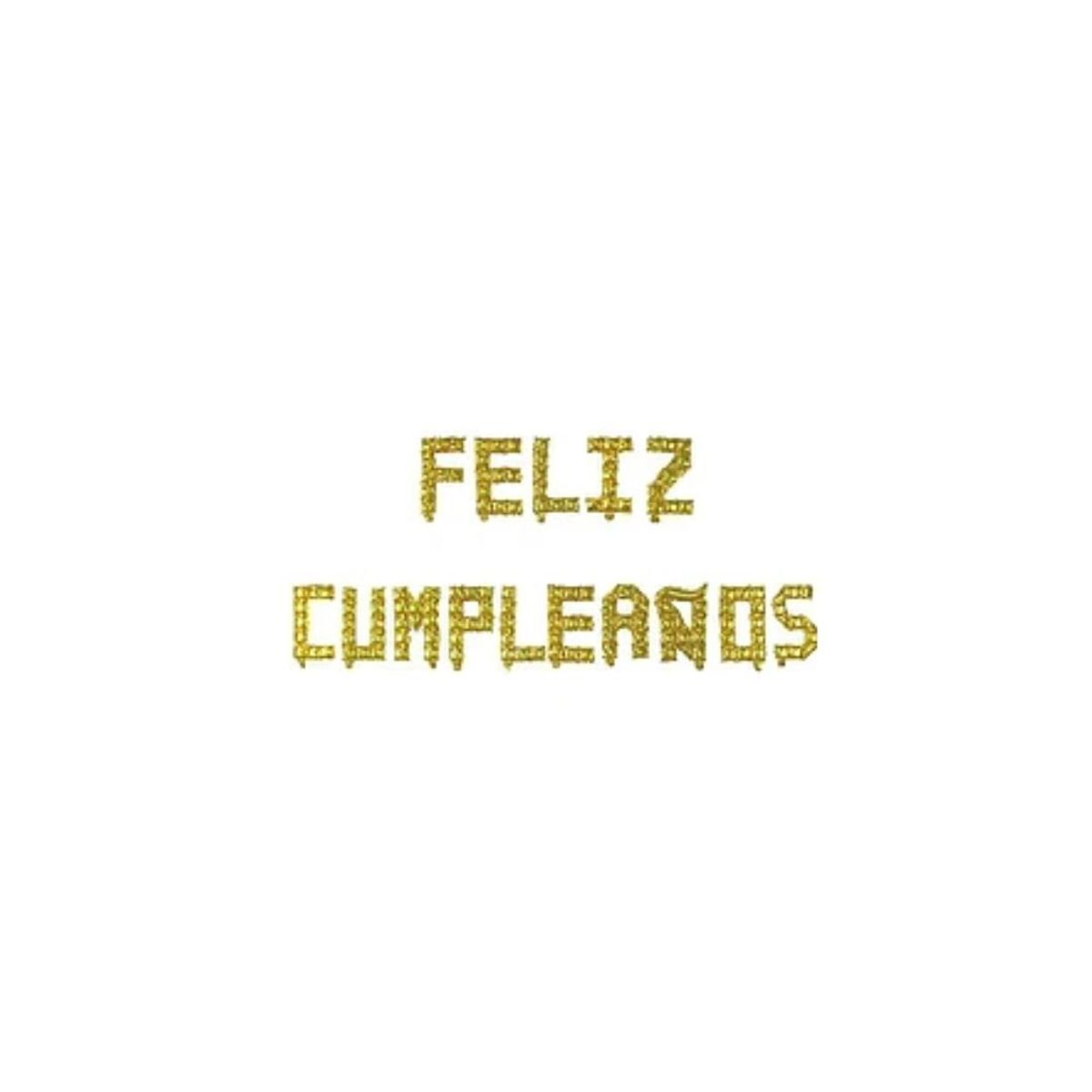 GENERICO - Set De Globos Metálicos Feliz Cumpleaños Dorado 16 Pulgadas