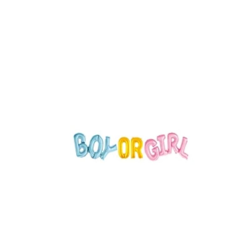 GENERICO - Globo Metálico BOY OR GIRL