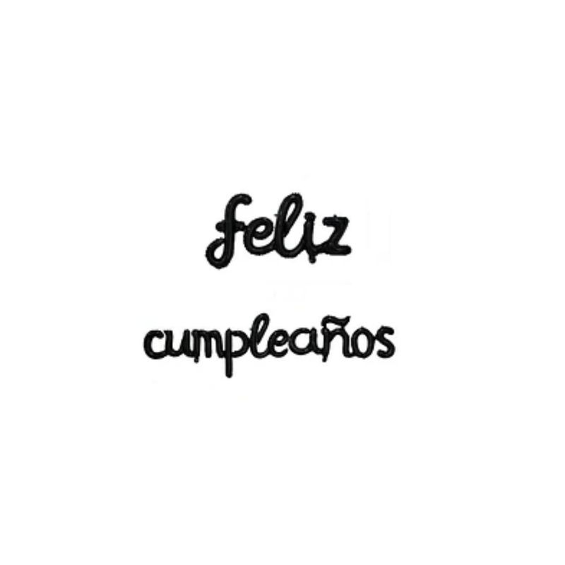 GENERICO - Set De Globos Metálicos Feliz Cumpleaños Negro 16 pulgadas