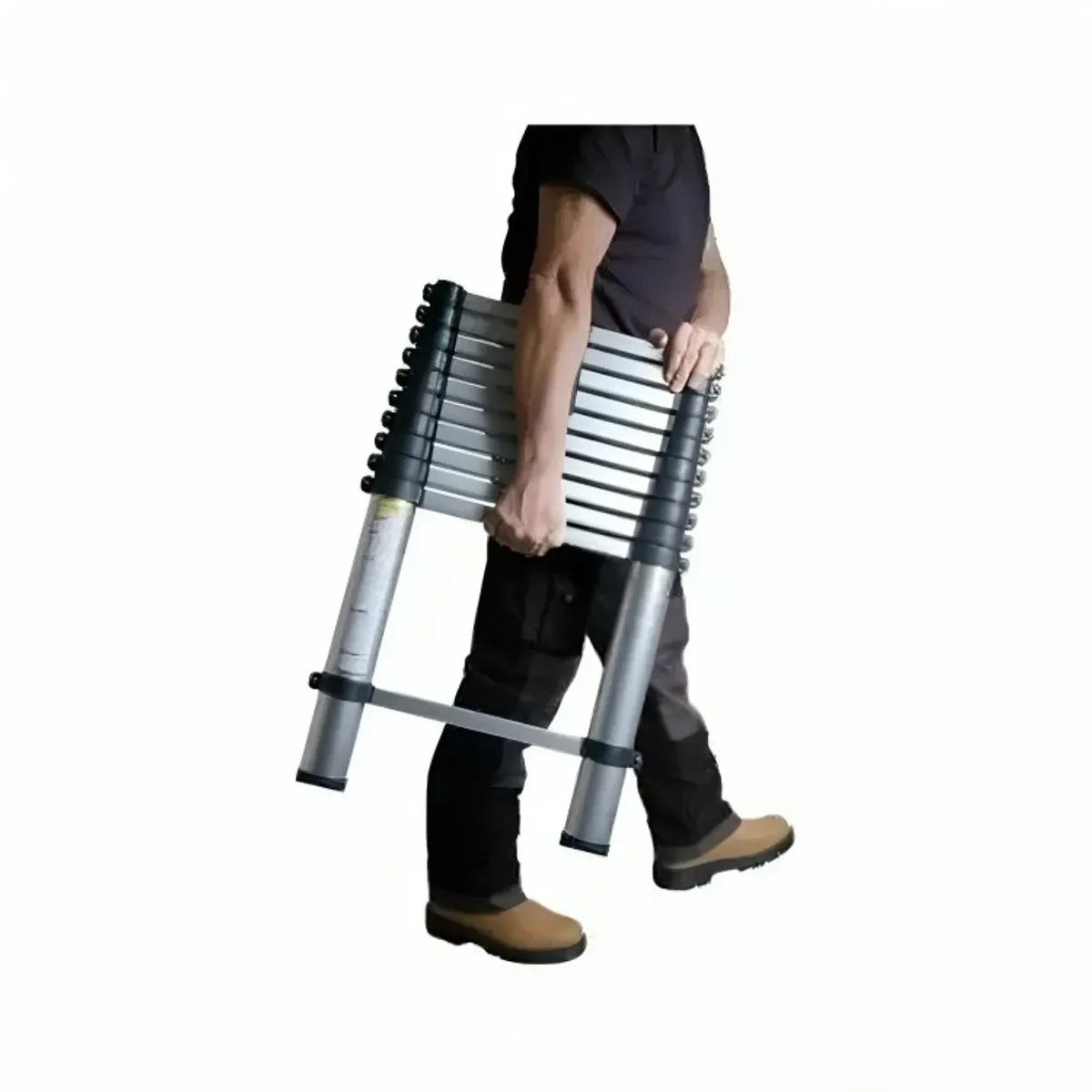 OEM - Escalera Telescopica Soporta 150kg Aluminio Retráctil 3.2 M