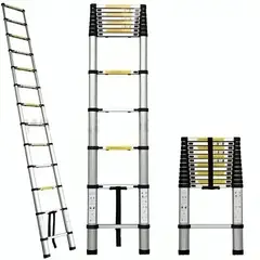 OEM - Escalera Telescopica Soporta 150kg Aluminio Retráctil 3.2 M