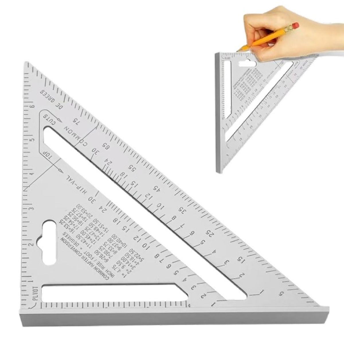 OEM - Escuadra Rápida De Aluminio Macizo Carpintería