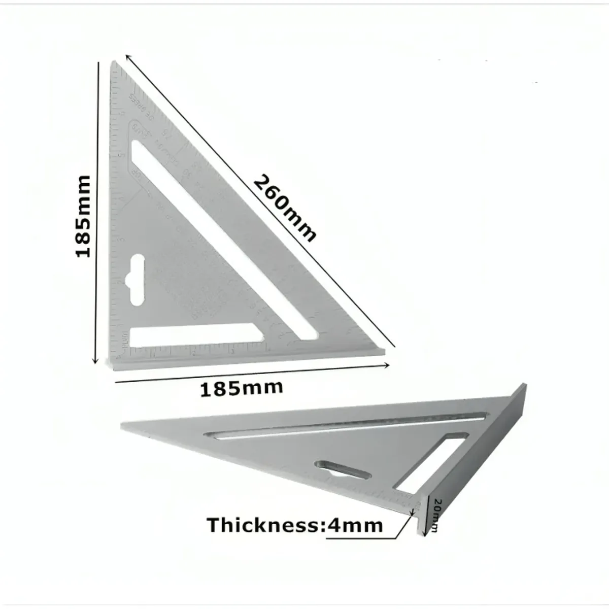OEM - Escuadra Rápida De Aluminio Macizo Carpintería