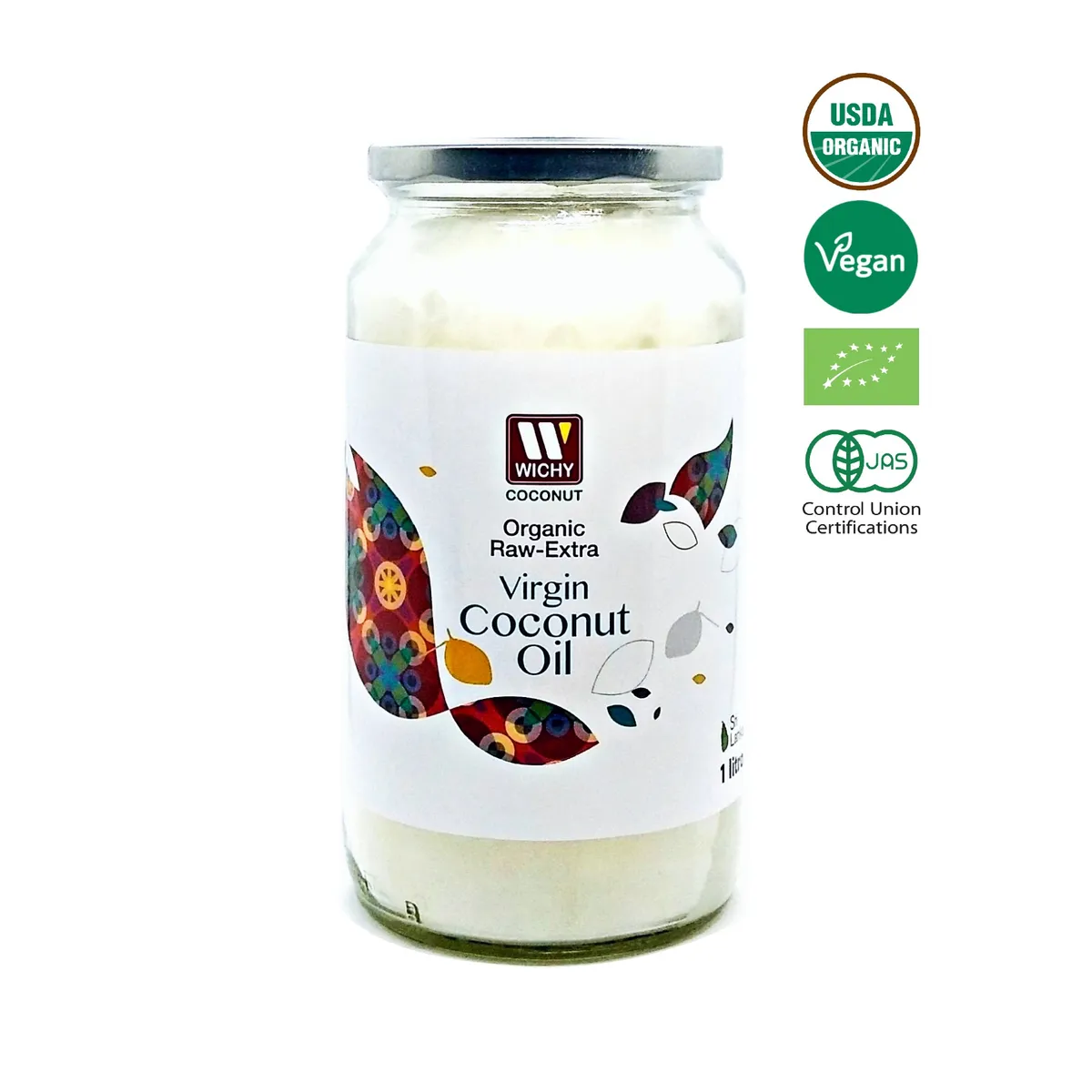 GENERICO - Aceite De Coco Extra Virgen Orgánico 1 Lt - Prensado En Frío