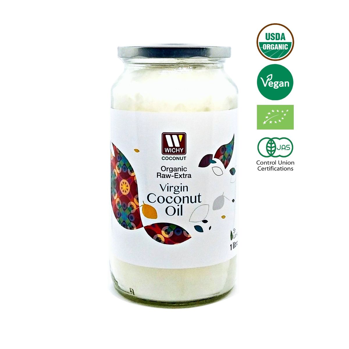 GENERICO - Aceite De Coco Extra Virgen Orgánico 1 Lt - Prensado En Frío