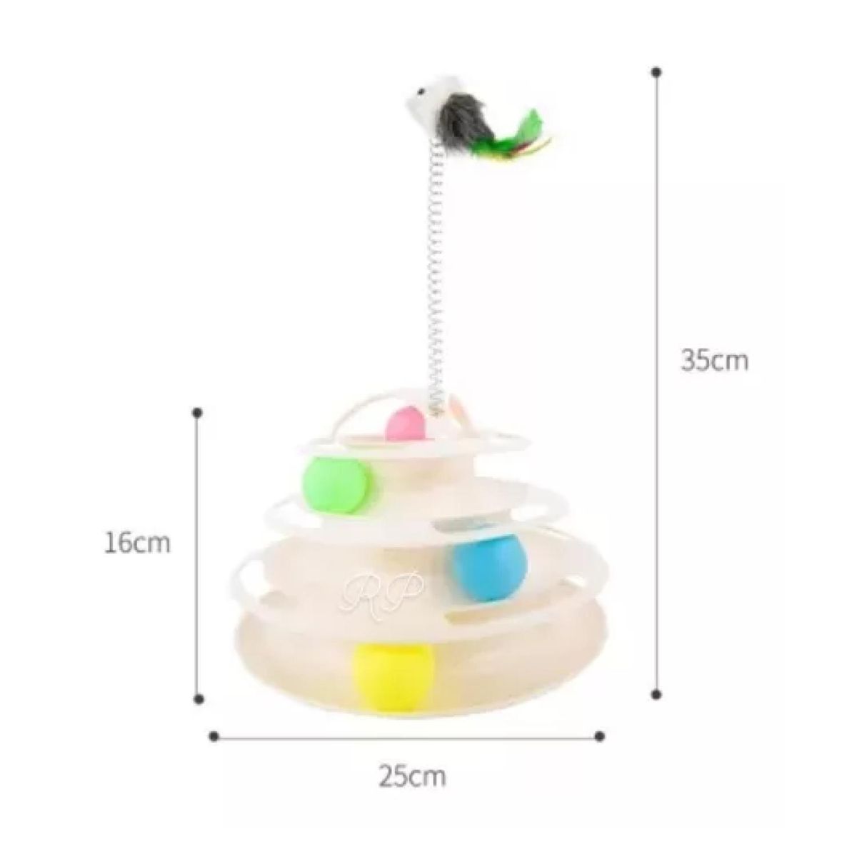 GENERICO - Juguete Interactivo Torre Con Pelotas Para Gatos Mascotas