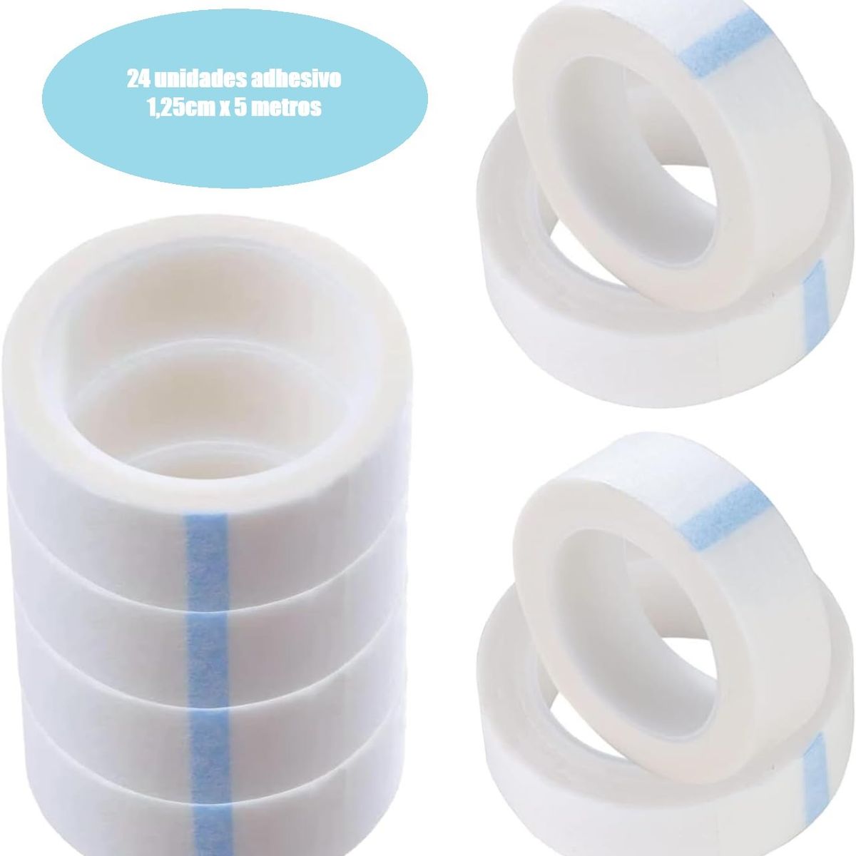 CRANBERRY - Adhesivo Plastico Micropore 1,25cm X 5m Medico 24 Unidades