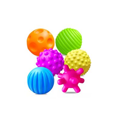 Imagen 2 del producto Soft Balls 6 Pelotas Sensoriales Texturizadas Para Bebes