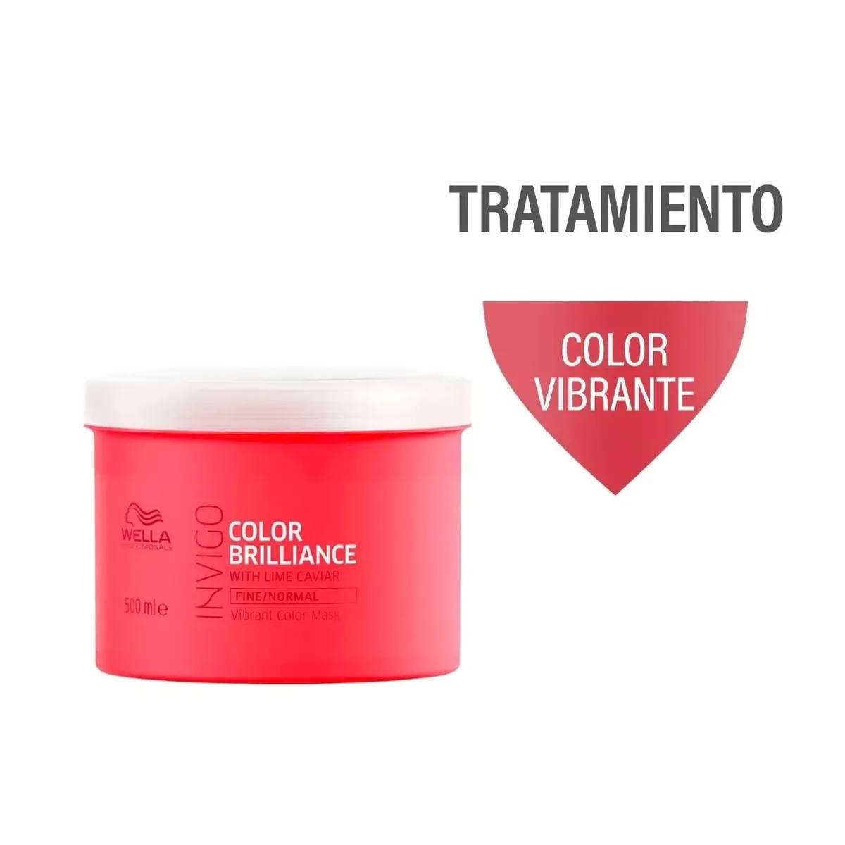 WELLA - Mascarilla Wella Color Brilliance 500ml