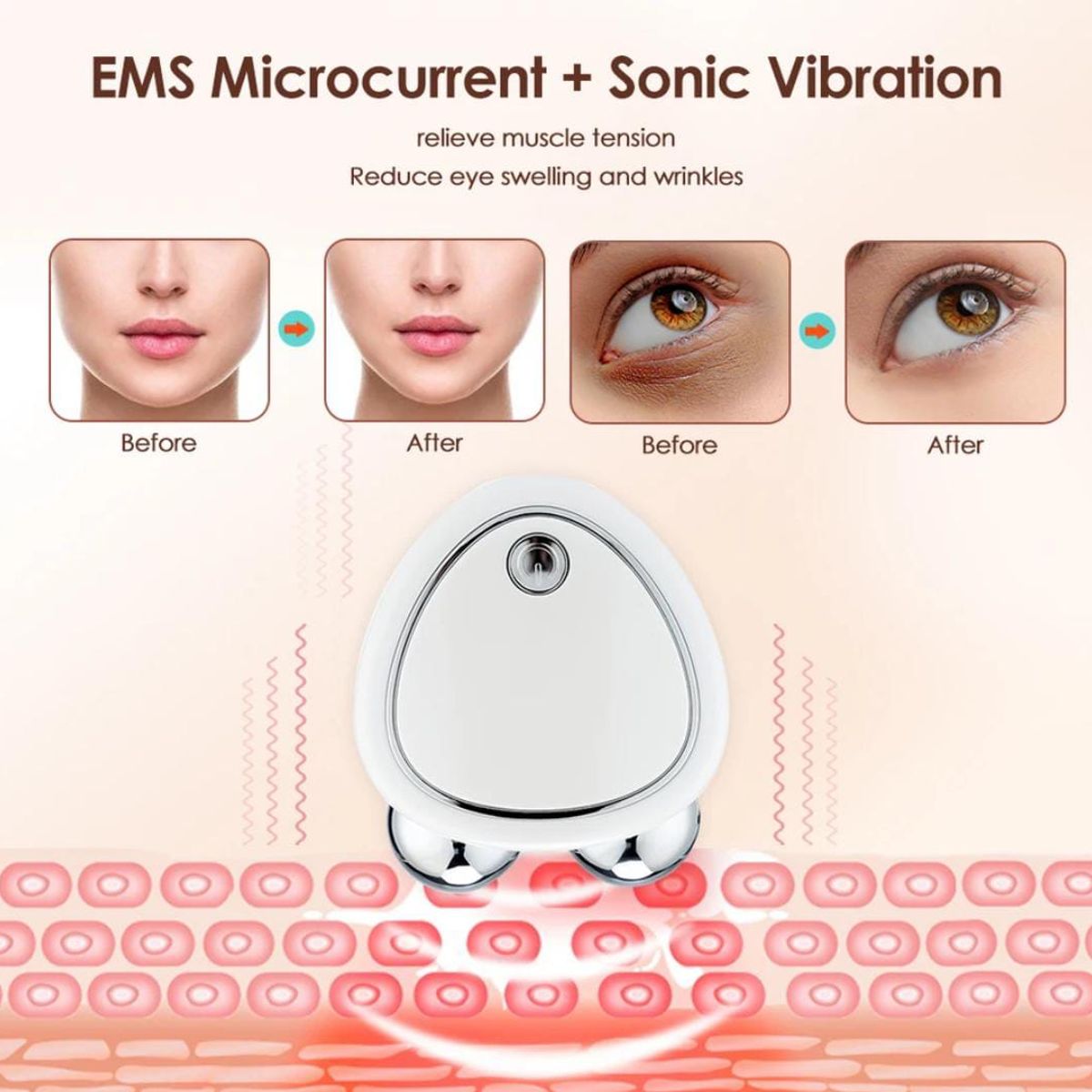 GENERICO - MINI MASAJEADOR FACIAL REAFIRMANTE