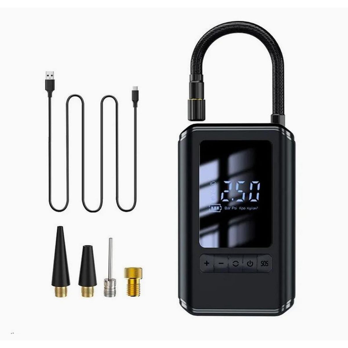 GENERICO - Bombón De Aire Eléctrico Portátil Recargable USB