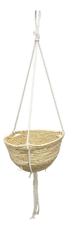 Maceta Colgante Macetero Colgante De Mimbre Cesta 47cm