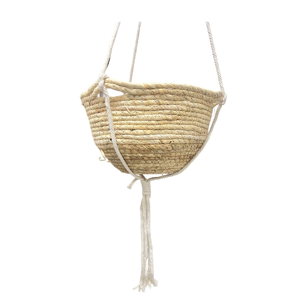 OEM - Maceta Colgante Macetero Colgante De Mimbre Cesta 47cm