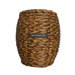 OEM - Cesto Macetero Canasto Organizador Tejido Pequeño Mimbre