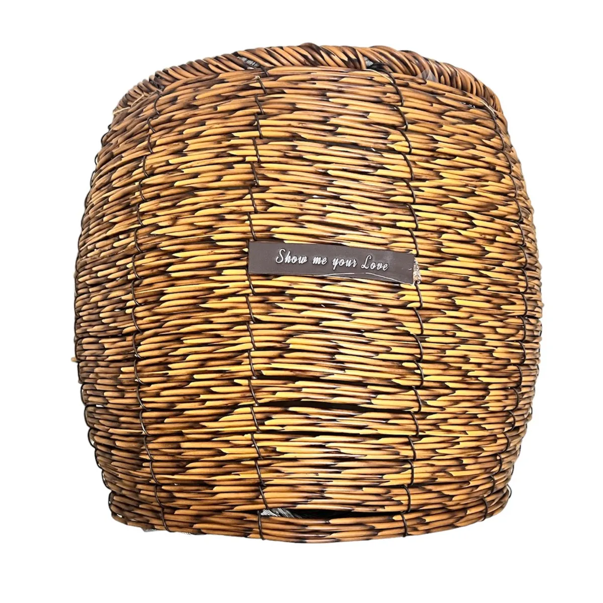 OEM - Cesto Macetero Canasto Organizador Tejido Grande Mimbre