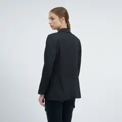 GUINDA - Blazer Corte Ajustado con doble Botonadura Hole -