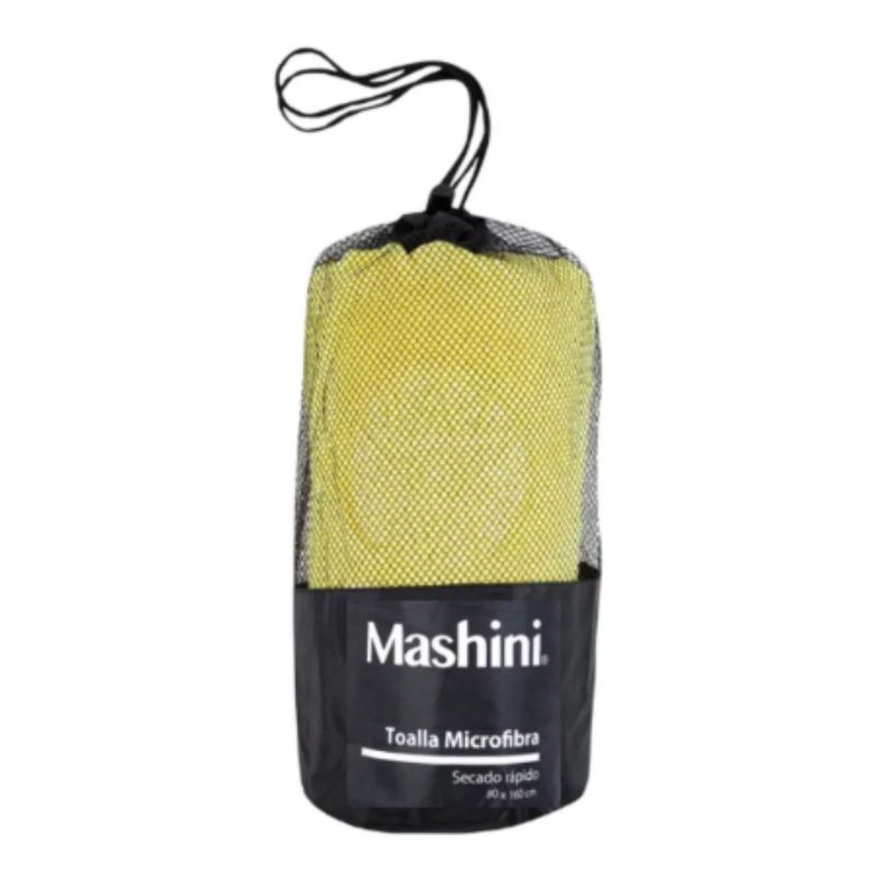 MASHINI - Toalla Mashini Flúor De Secado Rápido 80x160 Deportiva playa Amarillo