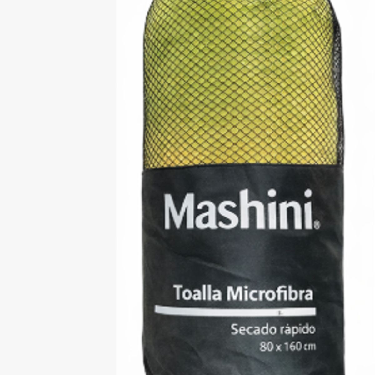 MASHINI - Toalla Mashini Flúor De Secado Rápido 80x160 Deportiva playa Amarillo