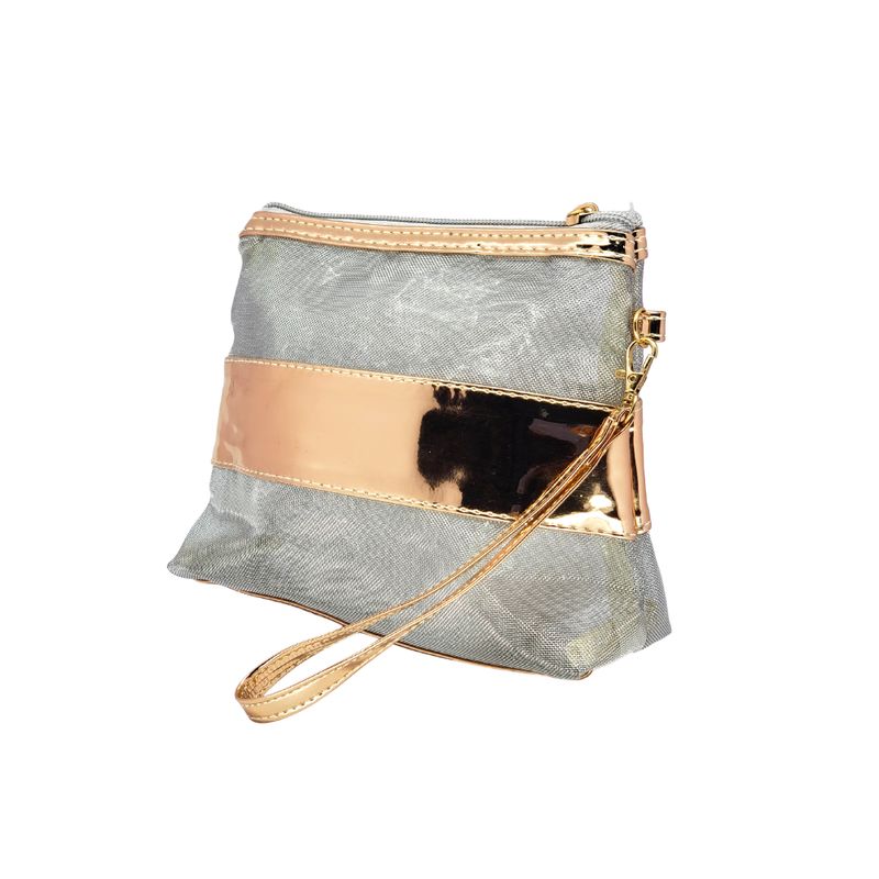 MISSI BEAUTY - Cosmetiquero Gasa Plateado
